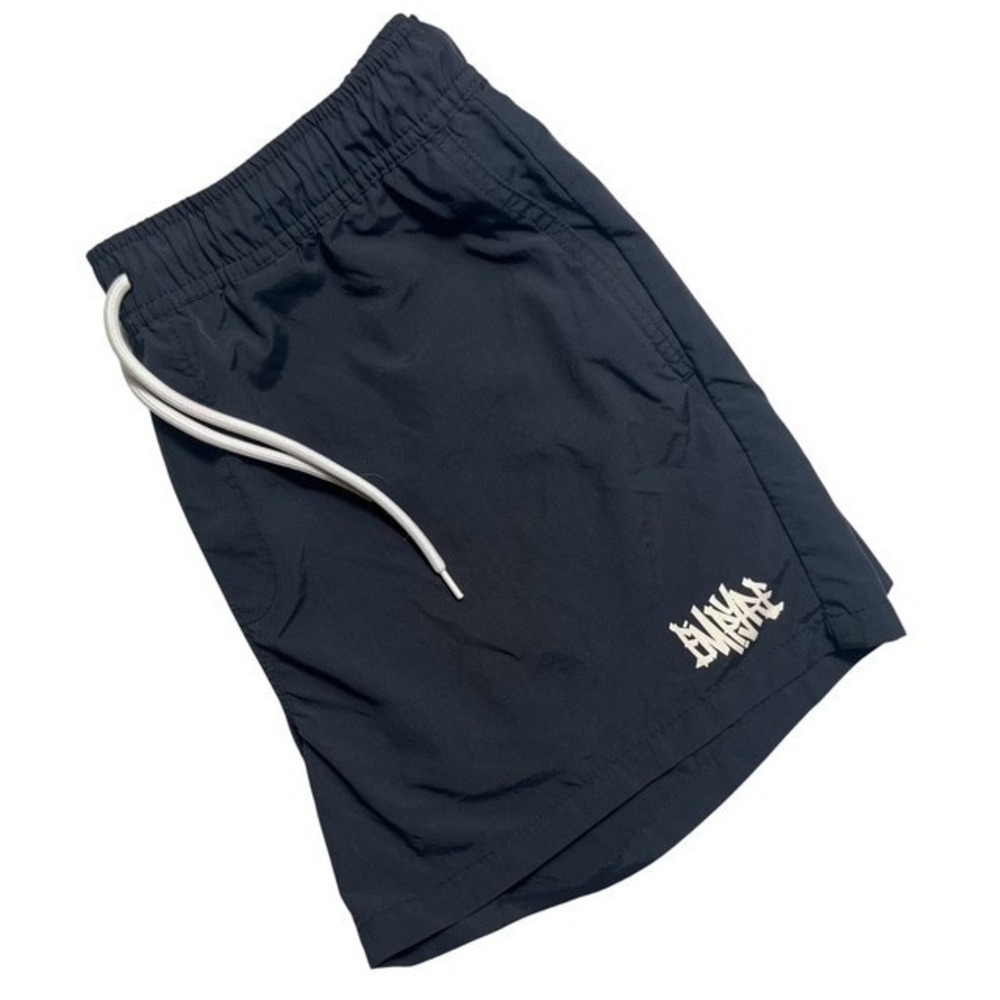 Empyre Mens Sz M Ollie Black Swim Board Shorts Black Mesh Liner Pockets 4in-1627